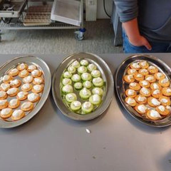 Fingerfood angerichtet