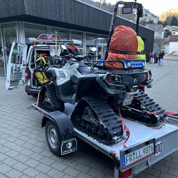 Präsentation des Motorschlittens 