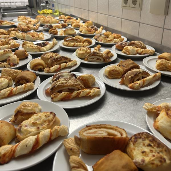 Bewirtung durch unsere Stufe 8