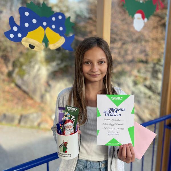 Unsere Schulsiegerin