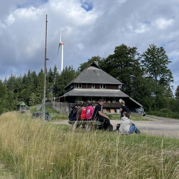 Exkursion zur Windkraftanlage Holzschlägermatte